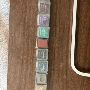 Fabrico Craft Ink Pad Set Blue Green Silver and Gold
